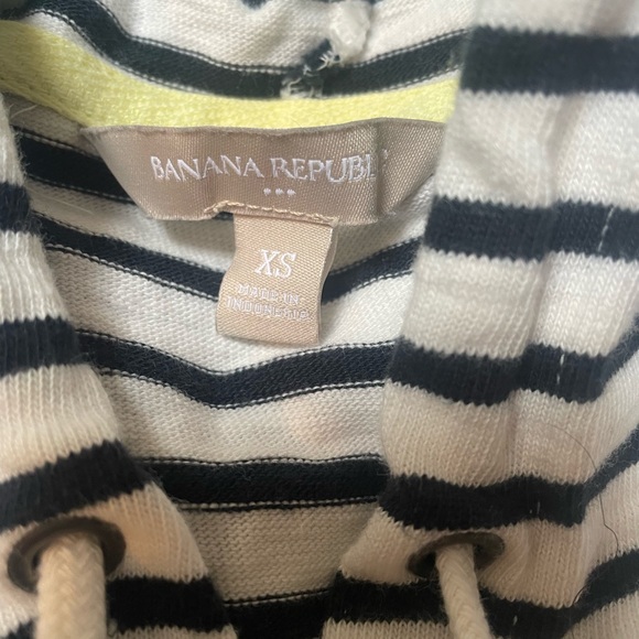 Striped Hooded Light- Weight Sweatshirt - Picture 7 of 8